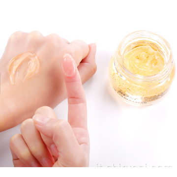 Gel crema notte sbiancante per la pelle in oro 24 carati